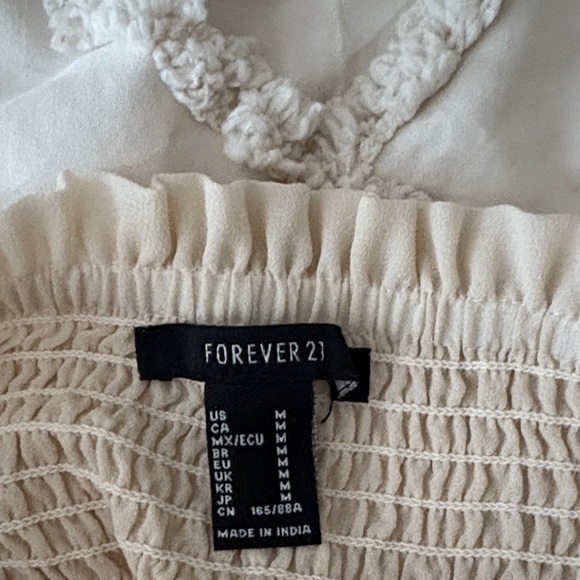 Cream Ruffled Skirt - Picture 2 of 2